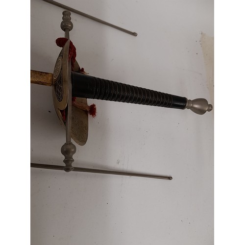 354 - 3 x Foils / Swords, total length 108cm