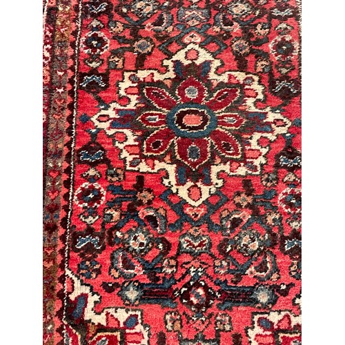 440 - Hand Made Decorative Ground Rug. 128 x 74 cms