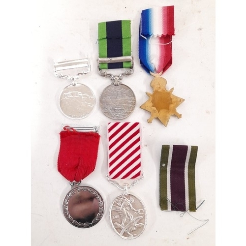 361 - 5 x Military Style Medals