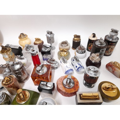 285 - 45 x Collectable Table top Lighters and some parts