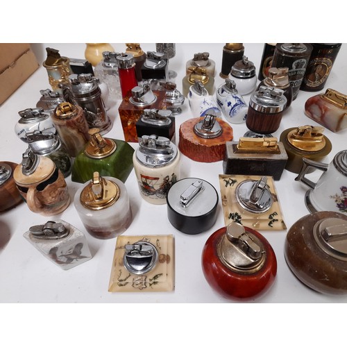 285 - 45 x Collectable Table top Lighters and some parts