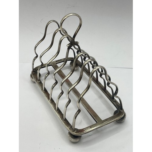 507 - Nice Quality Silver Hallmarked Toast Rack 147.7 grams