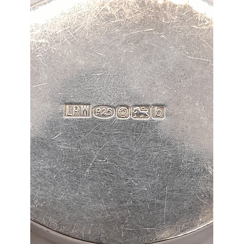 512 - Silver Hallmarked Pill Box, 24.8 grams