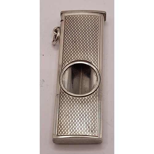 532 - Silver Hallmarked Cigar cutter, total weight 13 grams