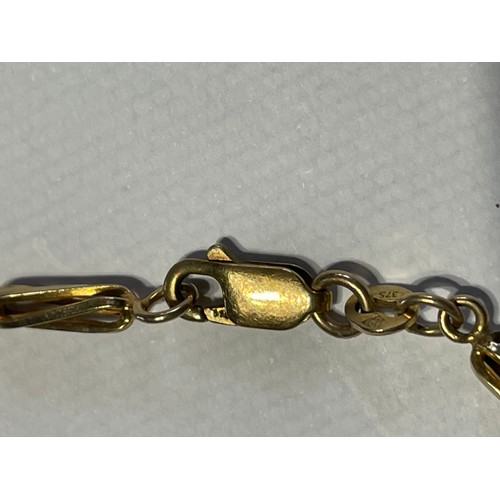 504 - 9ct Gold Link Bracelet, 4.6 grams