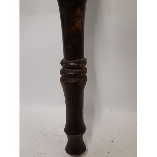 197 - Tribal, Carved wood  Lwena Scepter, 93cm long