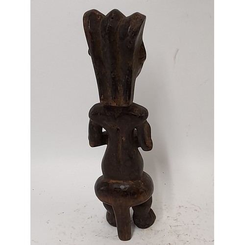 212 - Tribal Figure, Carved wood figure, 27cm high