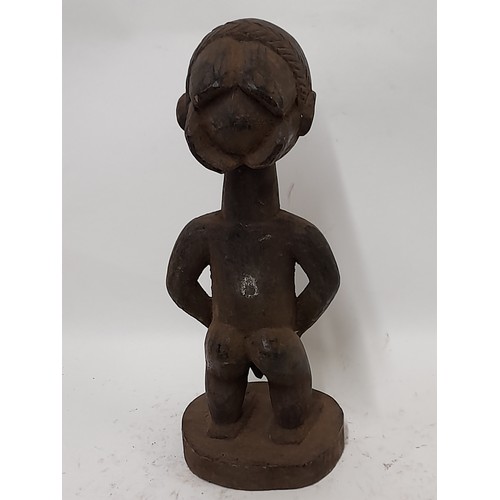 237 - Tribal Figure, Standing Tribesman 36cm high