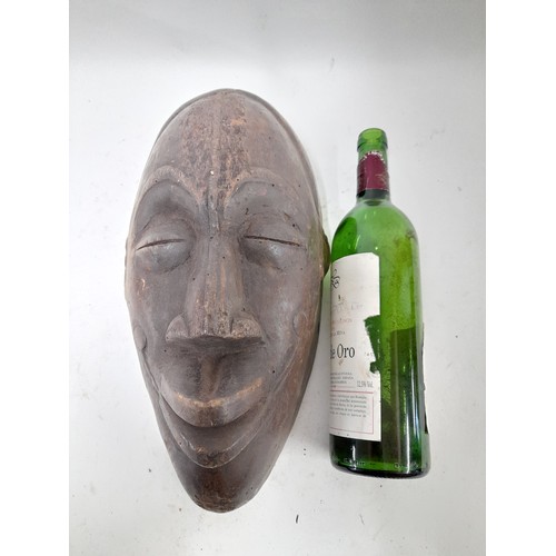 241 - Tribal, Large Carved wood Tribal Mask, 35cm x 19cm