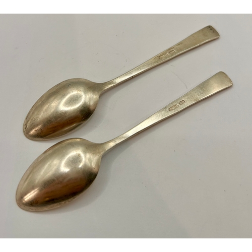 9 - Six Chinese Silver Tea Spoons. 11cm x 2cm, Total 58.3Grams.  (6)