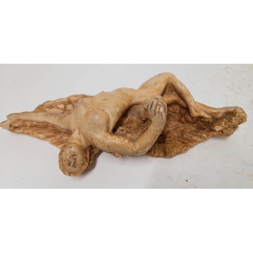 268 - Composite  Reclining Nude Figure , 30cm x 14cm