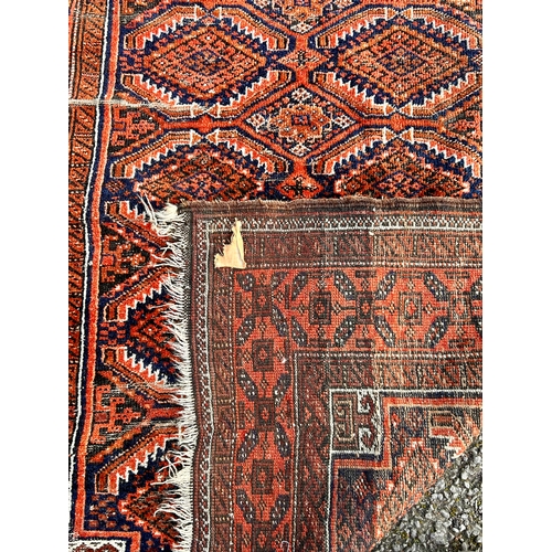 35 - Decorative Hand Made Rug. 173cm x 97cm.