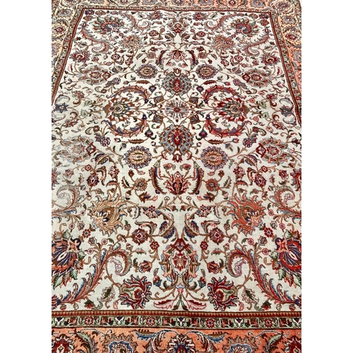 38 - Extra Large Decorative Hand Made Rug. 420cm x 313cm.