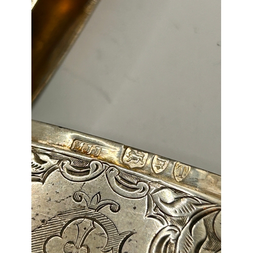 40 - Silver Hallmarked Decorative Vesta Case. 5cm x 4cm, 31.56Grams.