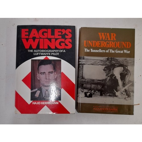 132 - 2 x Books Eagles Wings The Autobiography of German Pilot Hajo Herrmann and
War Underground, the stor... 