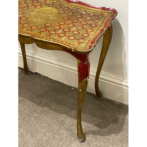 279 - Vintage Florentine Side Table 57 x 36 x 58 cms