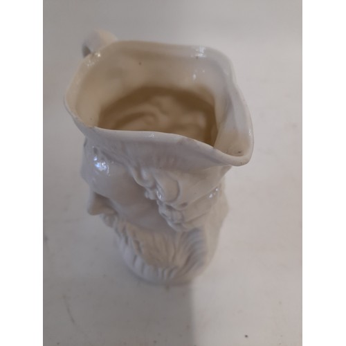 468 - Double Sided Portrait Jug, 13cm high