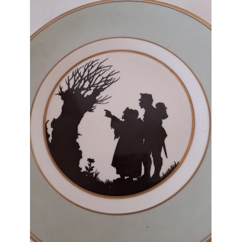 483 - Royal Copenhagen Silhouette Plate, 25cm diameter