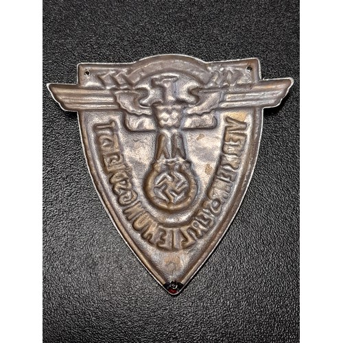 374 - German WW2 Style NSKK Traffic Education Service Arm Shield, 7cm x 7cm