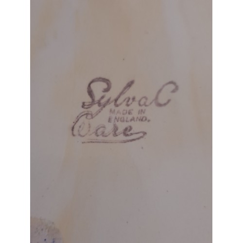 301 - Sylvac Ware, Wall Pocket with pixies, 21cm high x 17cm wide