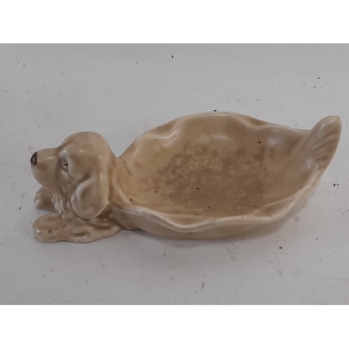 327 - Sylvac Ware, Puppy Pin Dish, 14cm long