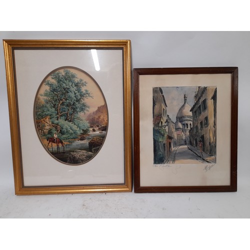 625 - 4 x Framed and Glazed Watercolours, largest 39cm x 51cm