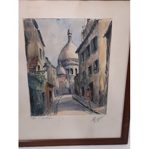 625 - 4 x Framed and Glazed Watercolours, largest 39cm x 51cm