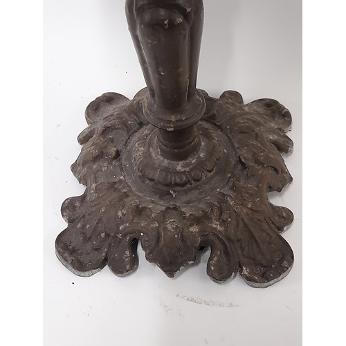 670 - Cast Alloy Metal Urn/ Planter, 45cm high