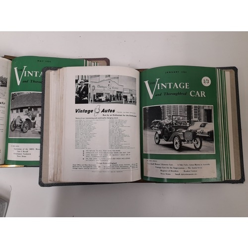 675 - 2 x Bound Folders of The Vintage and Thoroughbred Car