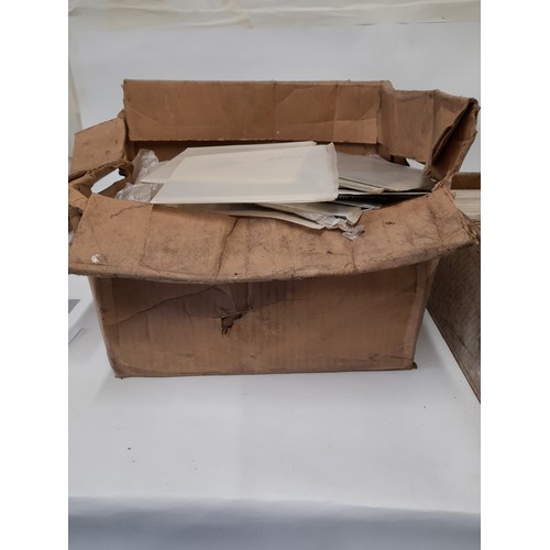 705 - Large Quantity of Glass photographic Plates with 2 vintage Photo print drier/glazers