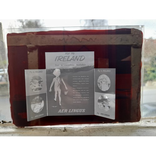 705 - Large Quantity of Glass photographic Plates with 2 vintage Photo print drier/glazers