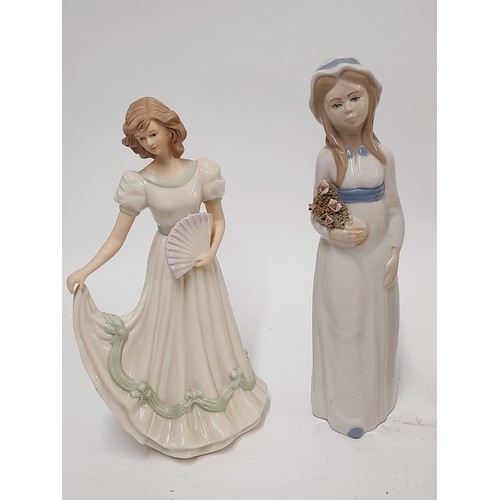 193 - 4 x Porcelain Figures, tallest 29cm