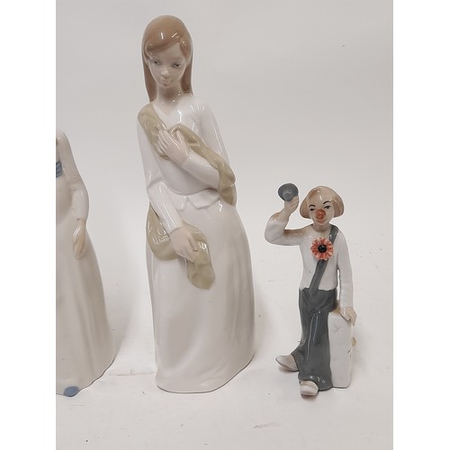 193 - 4 x Porcelain Figures, tallest 29cm