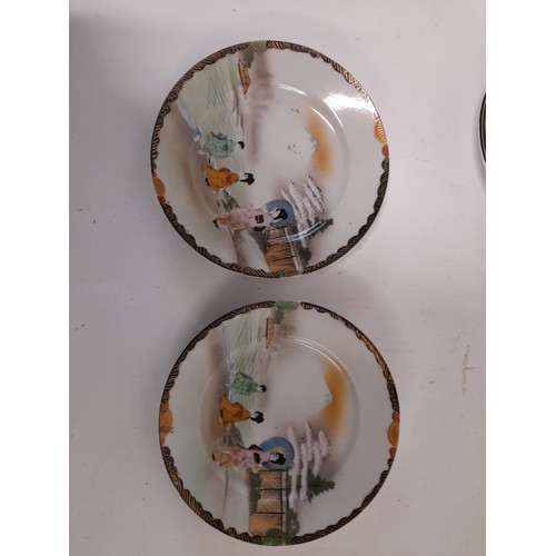 201 - Collection of Display Plates and 6 unmarked Saucers