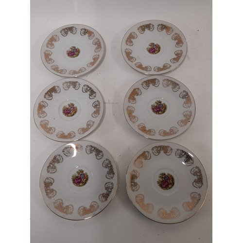 201 - Collection of Display Plates and 6 unmarked Saucers