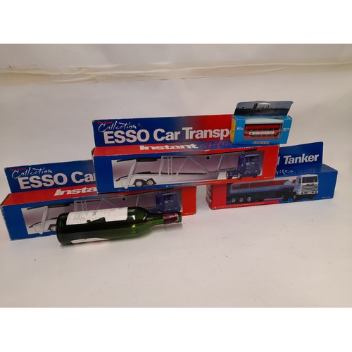 203 - 3 x The ESSO Collection Boxed Trucks and a Boxed Lonestar London Bus