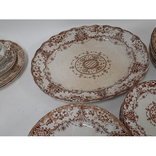 211 - Quantity of S.H. & S WESTBOURNE Dinner service Crockery consisting of mainly Plates