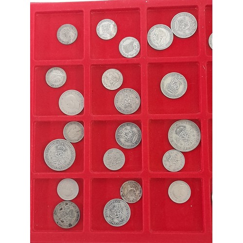 153 - Coin Tray with Various Coins