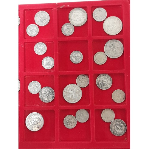 153 - Coin Tray with Various Coins