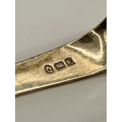 275 - Georgian Silver Hallmarked Engraved Sugar Tongs. 15cm x 4.5cm, 27.6Grams.