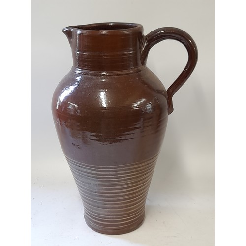 287 - Large Salt Glazed Jug, Mark To Base 41cm high