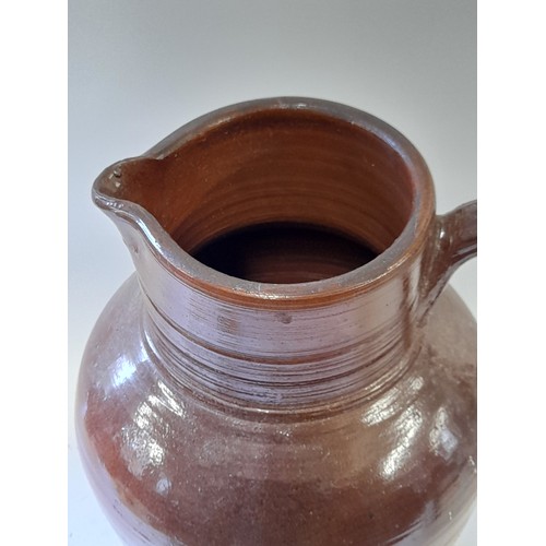 287 - Large Salt Glazed Jug, Mark To Base 41cm high