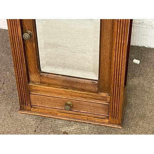 22 - Mirrored Wall Mounted Cabinet. 65 x 40 x 20 cms