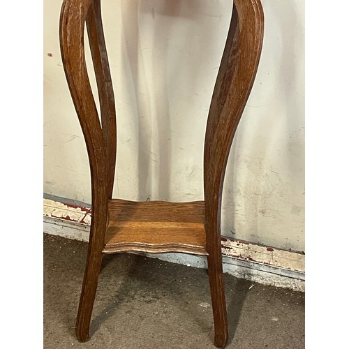 6 - Vintage Torchiere / Plant Stand. 38 x 32 x 109 cms