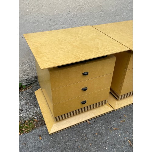 4 - Pair Of Italian Style Bedside Units 53 x 45 x 55 cms