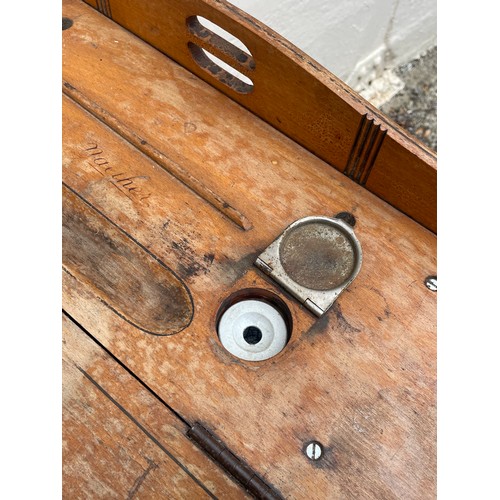 7 - Antique School Desk