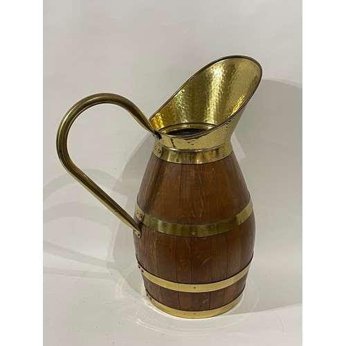 21 - Vintage Stick Stand In The Form Of A Cider Jug. 57 cms High