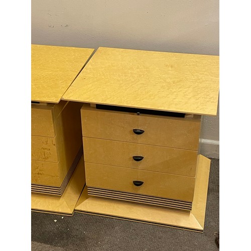 36 - Pair Of Italian Style Bedside Units 53 x 48 x 55 cms (2)