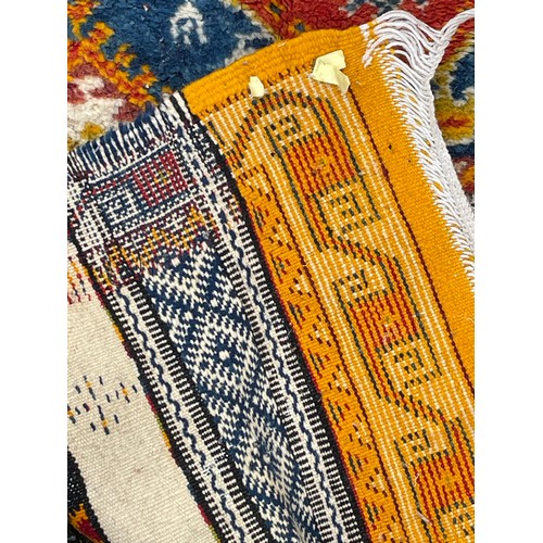 51 - Large Hand Made Kilim Runner. 495 x 91 cms