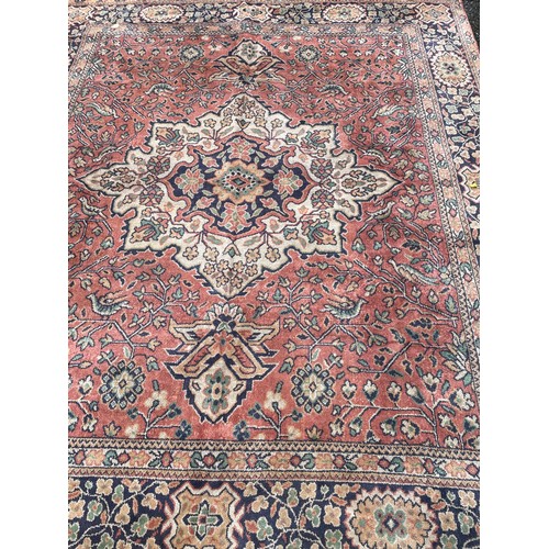 52 - Decorative Hand Made Ground Rug . 274 x 223 cms
